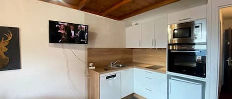 Fridge, oven, dishwasher, electric kettle