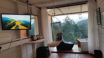 Deluxe Cabin | Bar mini, dihias secara berasingan