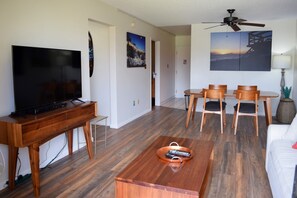 Flat screen tv in the living room