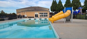 Indoor pool, outdoor pool
