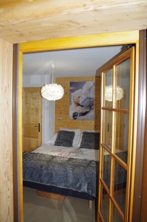 2 bedrooms, free WiFi, bed sheets, wheelchair access - CRYSTAL CHALET APPT 52 M2 magnificent view of the Vallée Blanche, ski-in ski-out. (Les Deux-Alpes)