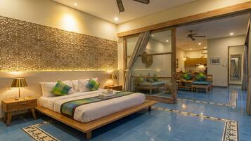 Villa, 2 Bedrooms, Private Pool | In-room safe, individually furnished, desk, laptop workspace