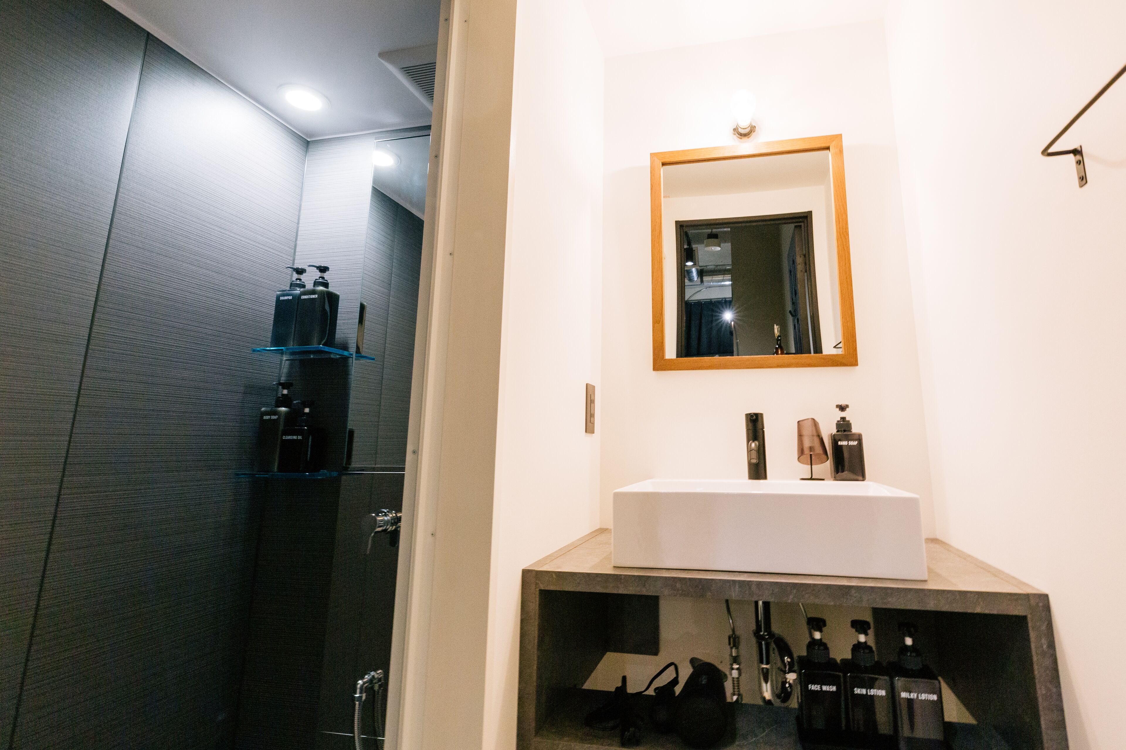 comfort quadruple room, multiple beds, non smoking | bathroom sink