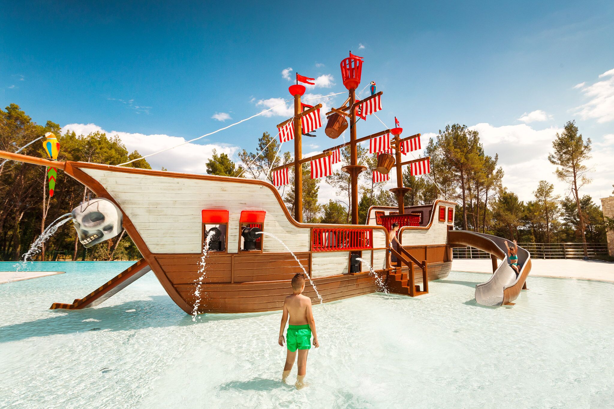 Seasonal outdoor pool