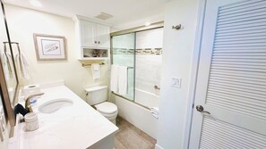 Hair dryer, towels