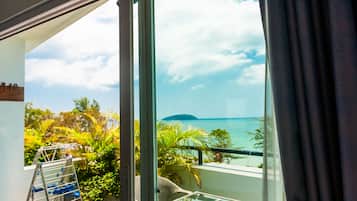 Comfort-Doppel- oder -Zweibettzimmer | Blick vom Balkon