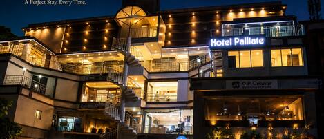Front of property - evening/night