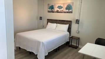 Basic Room, 1 Queen Bed | Soundproofing, iron/ironing board, free WiFi, bed sheets
