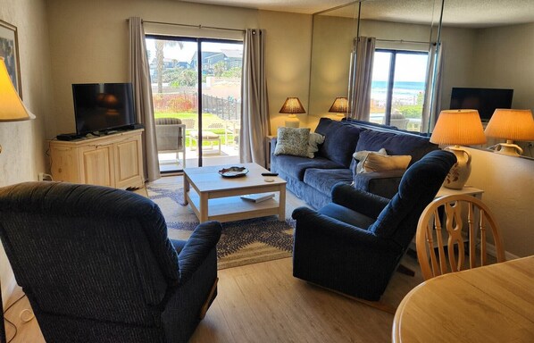 Smart TV, DVD player, books