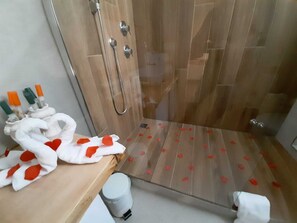 Ducha, cabezal de ducha tipo lluvia, artículos de tocador de diseñador