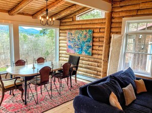 Interior - Log Cabin w/ Amazing Views, River Frontage & Hot Tub (Newfane)