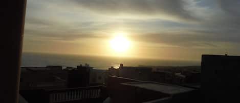 Blick von der Unterkunft