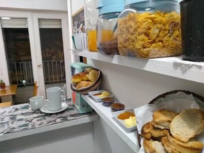 Gratis frukostbuffé varje dag