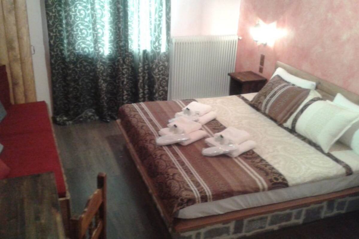 Quarto triplo (Drakolimni) | Roupas de cama de algodão egípcio, roupas de cama premium