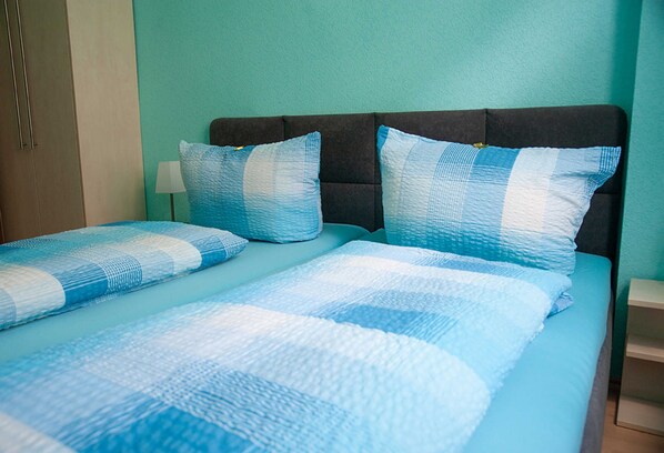 1 soveværelse, pengeskab på værelset, Wi-Fi, sengetøj