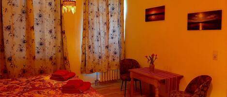 1 bedroom, WiFi, bed sheets, wheelchair access