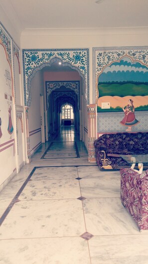 Interior entrance