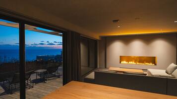 Premier Twin Room, Sauna, Ocean View | In-room safe, desk, free WiFi, bed sheets