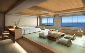Premium Room, Ocean View | In-room safe, desk, free WiFi, bed sheets