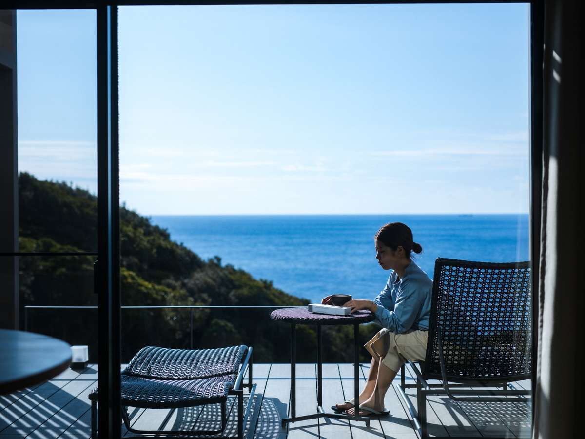 Luksusrom, balkong, havutsikt | Utsikt fra balkong