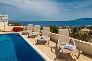 Outdoor pool - Villa Abbie, panoramic Sea Views (Poli Crysochous)