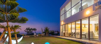 Luxury Hillside Villa with Sea Views