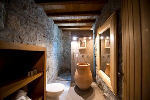 Superior Studio (2 Adults) | Bathroom | Shower, free toiletries, hair dryer, towels - Mykonian Studios (Mykonos)