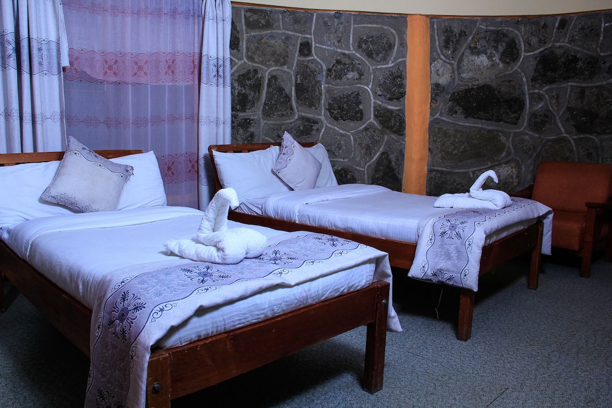Kamar Twin Standar | Brankas, ruang kerja ramah laptop, dan setrika/meja setrika