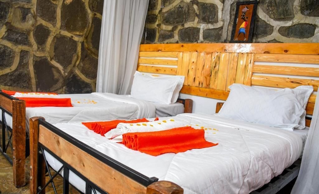 スタンダード ツインルーム | セーフティボックス (室内)、客室ごとに異なるインテリア、ノートパソコン用作業スペース、アイロン / アイロン台