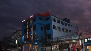 Front of property – evening/night