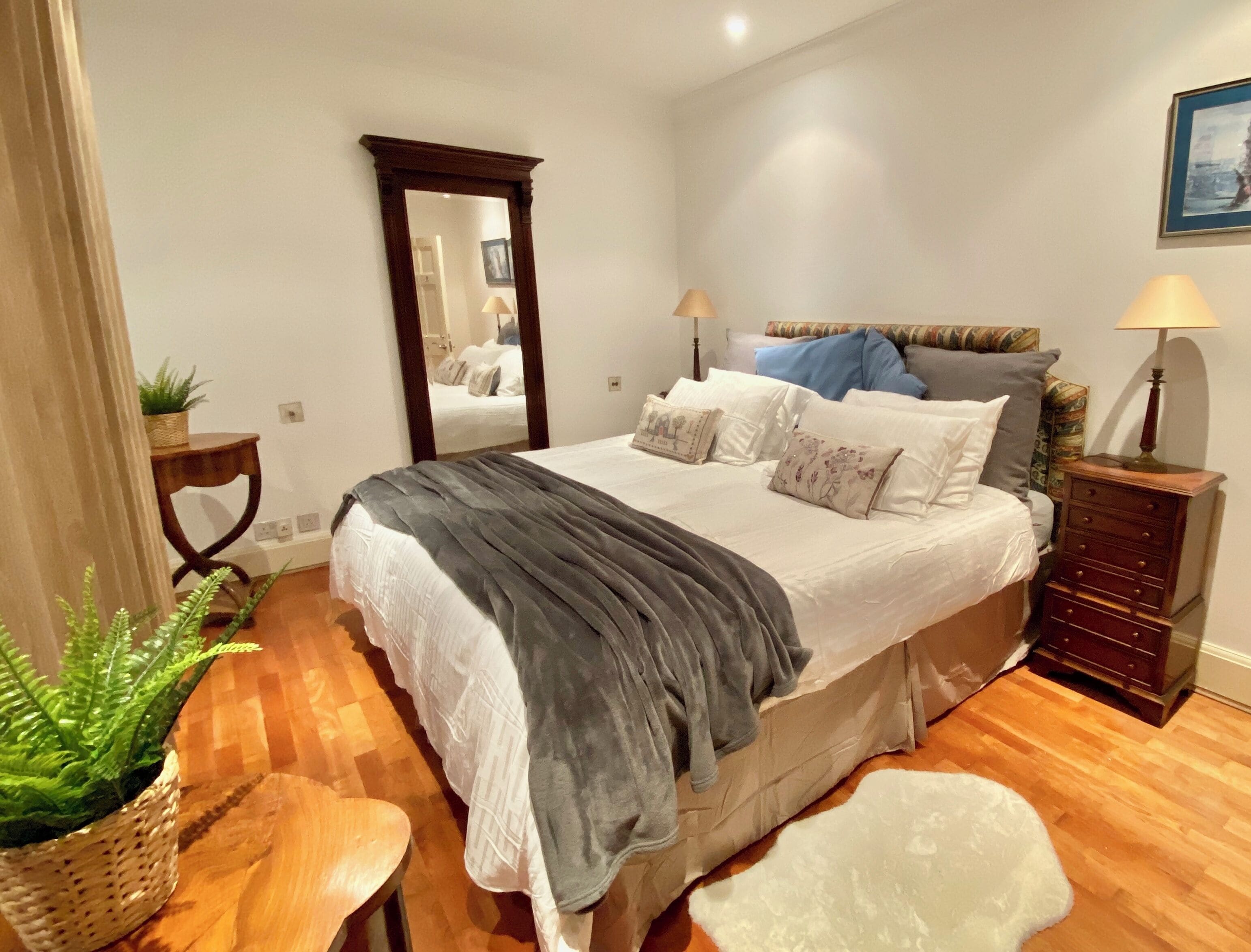 Desk, iron/ironing board, travel crib, free WiFi