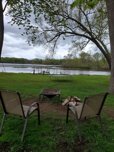 Enjoy this 2 bedroom, 1 bath, cozy lake side house located on Lake Onalaska.