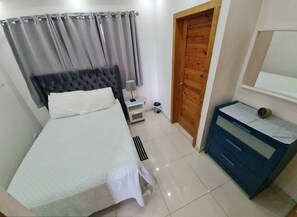 2 bedrooms, in-room safe, iron/ironing board, WiFi