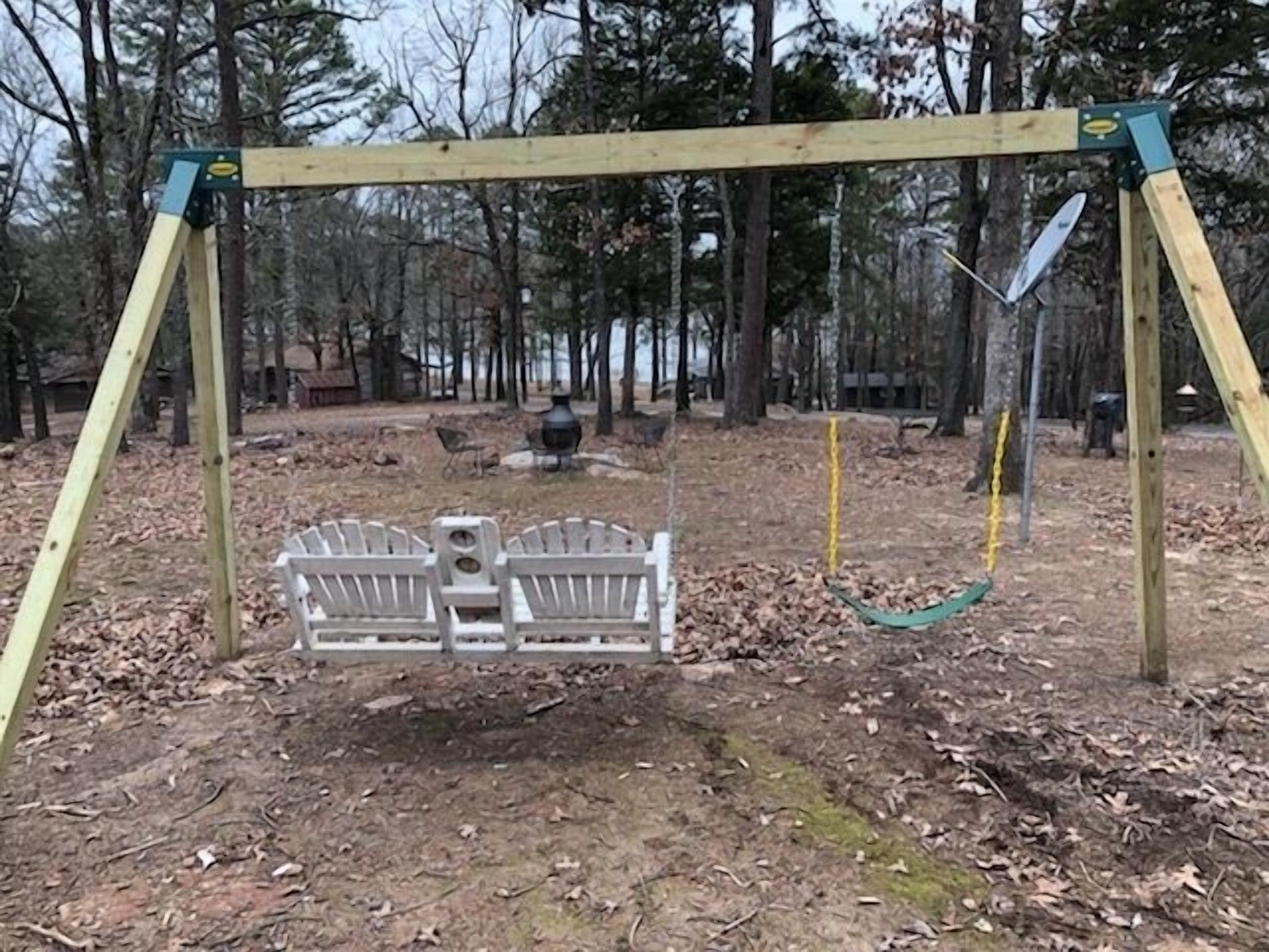 Relax with a swing and enjoy the view