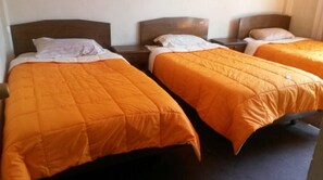 Free WiFi, bed sheets