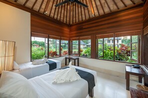 Villa, 3 Bedrooms, Private Pool | In-room safe, desk, laptop workspace, free WiFi