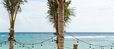 Sun loungers, beach towels