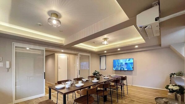 Dining - Spacious 2-Level Apt with 4 Bedrooms | Up to 16 (Hiroshima City)