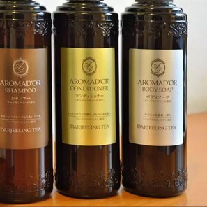 Badekar, hårføner og håndklær