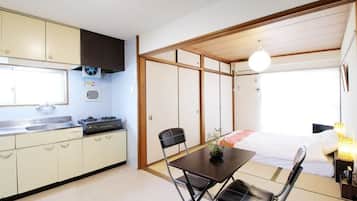 1 室のベッドルーム、アイロン / アイロン台、WiFi、ベッドシーツ