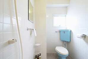 Bathtub, hair dryer, towels