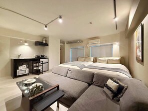 Iron/ironing board, WiFi, bed sheets - ORIGAMINN 501 by b hotel -  5 mins PeacePark (Hiroshima City)