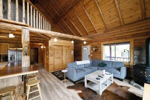 TV, fireplace, offices