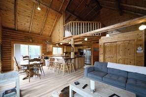 TV, fireplace, offices