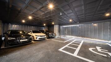 Free valet parking