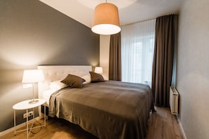 Deluxe Apartment, 1 Bedroom (Gerdur) | Iron/ironing board, free cribs/infant beds, free WiFi, bed sheets