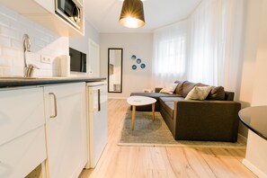 Appartement Deluxe, 1 chambre (Idunn) | Coin séjour