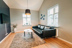 Penthouse, 2 chambres (Nanna) | Coin séjour