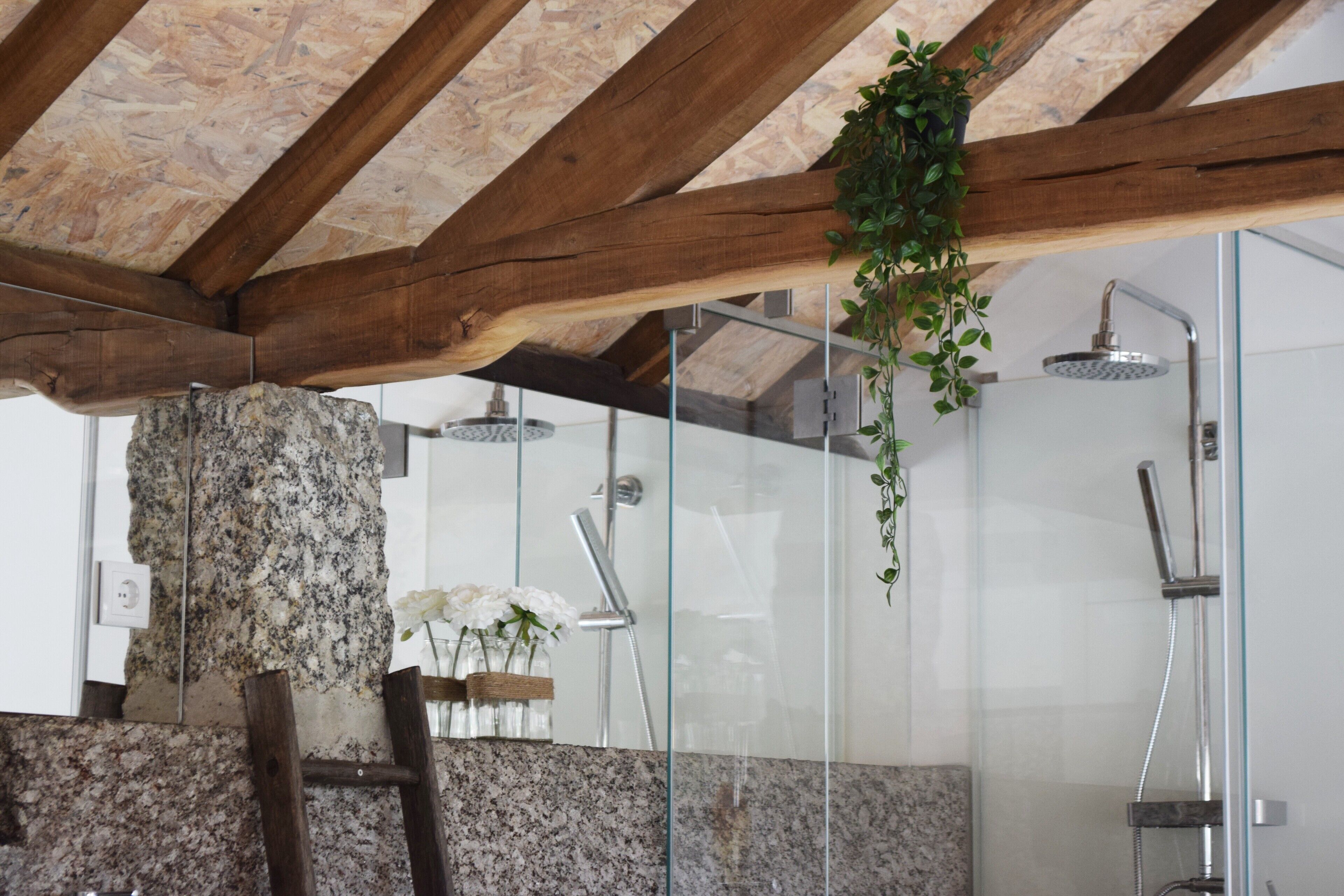 Villa, 1 Bedroom (Rosinha's) | Bathroom shower