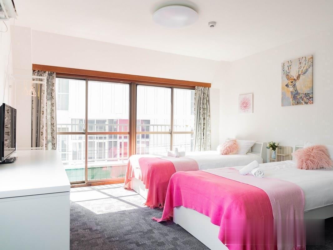 룸, 더블침대 2개 (X-501) | 무료 WiFi